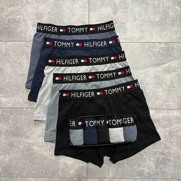 Чоловічі труси набір 5 шт Tommy Hilfiger в подарунковому боксі, Розмір S, 052 052 фото