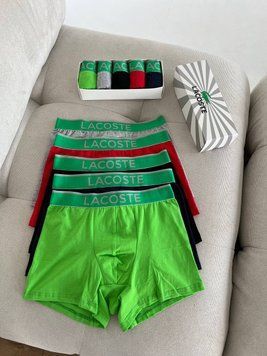 Набір чоловічих трусів Lacoste в брендованому боксі (5шт), Розмір S, 0421 0421 фото
