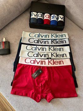 Мужские трусы набор 5 шт Calvin Klein в подарочном боксе, Размер XL, 02060 02060 фото