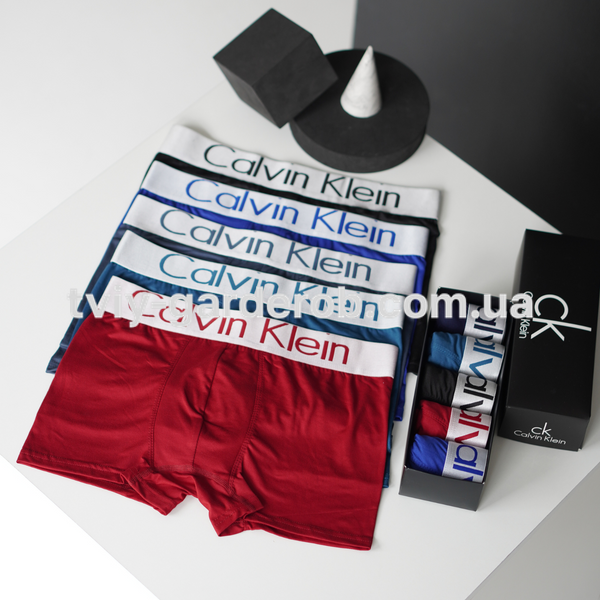 Набір чоловічих трусів Calvin Klein в брендованому боксі (5шт), Розмір XL, 0601-1 0601-1 фото