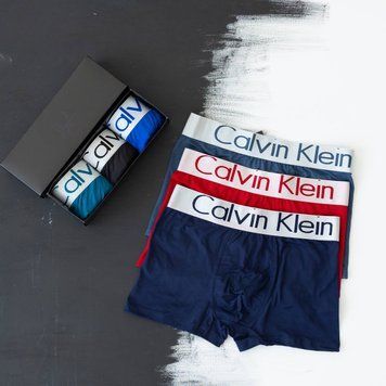 Набор мужских трусов Calvin Klein в брендированном боксе (3шт), Размер XL, 1031 1031 фото