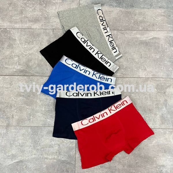 Чоловічі труси набір 5 шт Calvin Klein в подарунковому боксі, Розмір XL, 056 056 фото