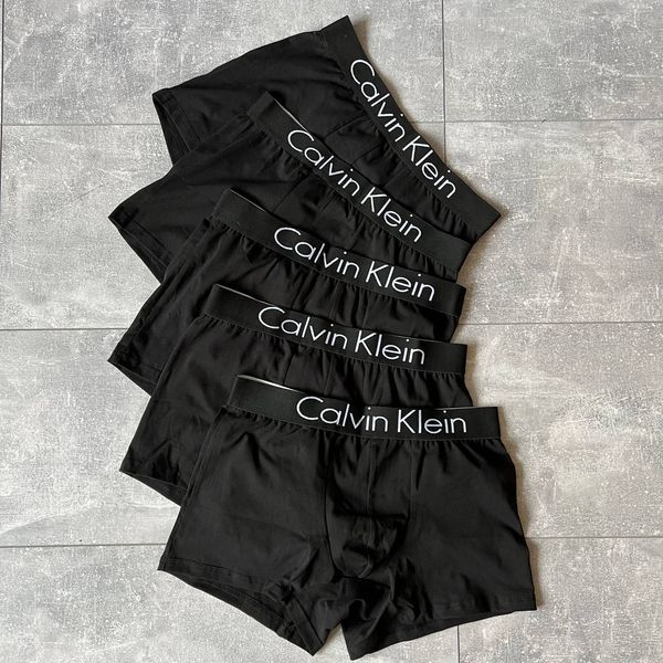 Набір чоловічих трусів Calvin Klein в брендованому боксі (5шт), Розмір S, 0041 0041 фото