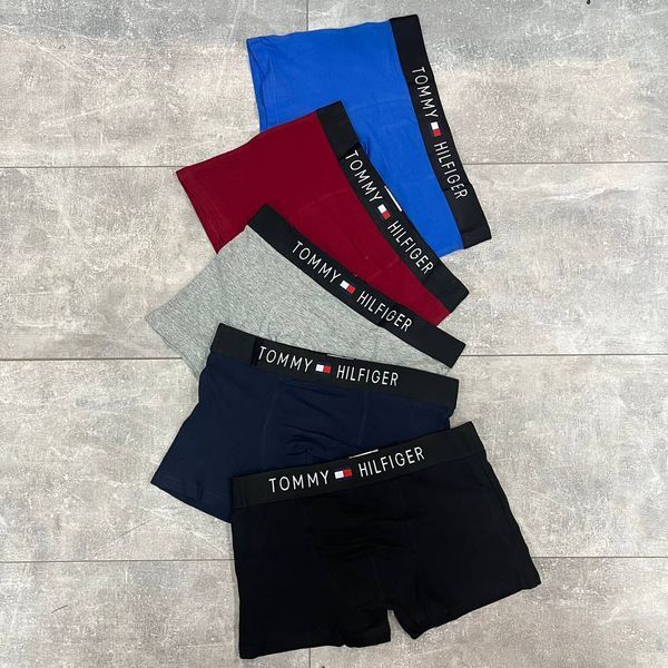 Чоловічі труси набір 5 шт Tommy Hilfiger в подарунковому боксі, Розмір XL, 057 057 фото