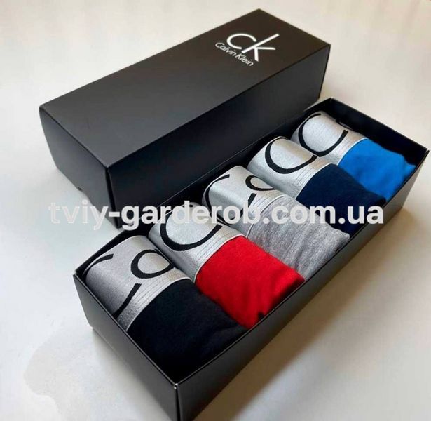Чоловічі труси набір 5 шт Calvin Klein в подарунковому боксі, Розмір XL, 0056 0056 фото