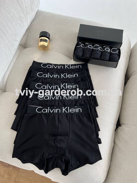 Чоловічі труси набір 5 шт Calvin Klein в подарунковому боксі, Розмір S, 01004 01004 фото