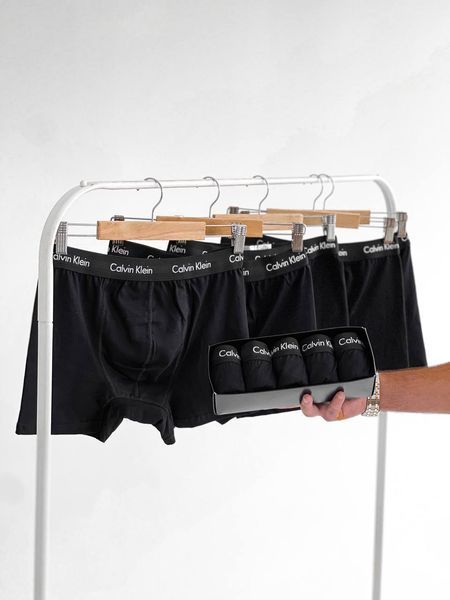 Мужские трусы набор 5 шт Calvin Klein в подарочном боксе, Размер S, 003 003 фото