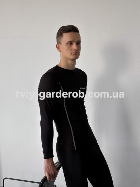 Термобілизна коламбія чоловіча зимова Black, розмір S, Термо костюм Columbia T-070-Black фото
