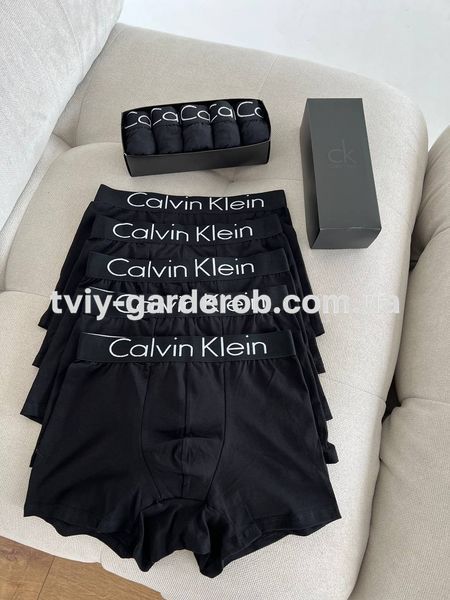 Чоловічі труси набір 5 шт Calvin Klein в подарунковому боксі, Розмір S, 004 004 фото