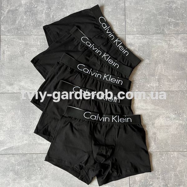 Чоловічі труси набір 5 шт Calvin Klein в подарунковому боксі, Розмір S, 004 004 фото