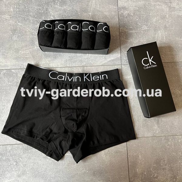 Чоловічі труси набір 5 шт Calvin Klein в подарунковому боксі, Розмір S, 004 004 фото