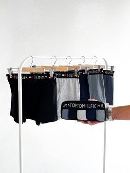 Чоловічі труси набір 5 шт Tommy Hilfiger в подарунковому боксі, Розмір S, 01052 01052 фото