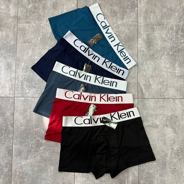 Набір чоловічих трусів Calvin Klein в брендованому боксі (5шт), Розмір XL, 0601 0601 фото