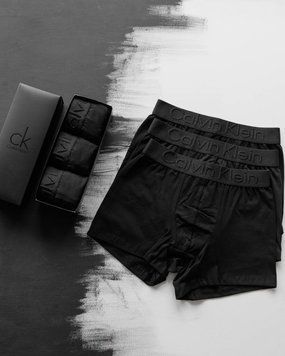 Мужские трусы набор 3 шт. Calvin Klein в подарочном боксе, 168-S 168 фото