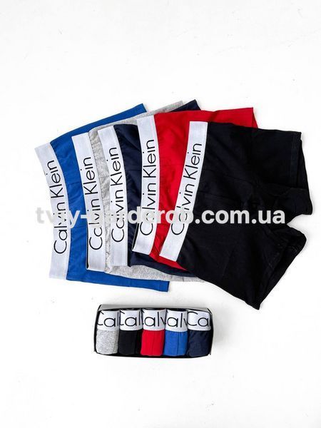 Чоловічі труси набір 5 шт Calvin Klein в подарунковому боксі, Розмір S, 047 047 фото