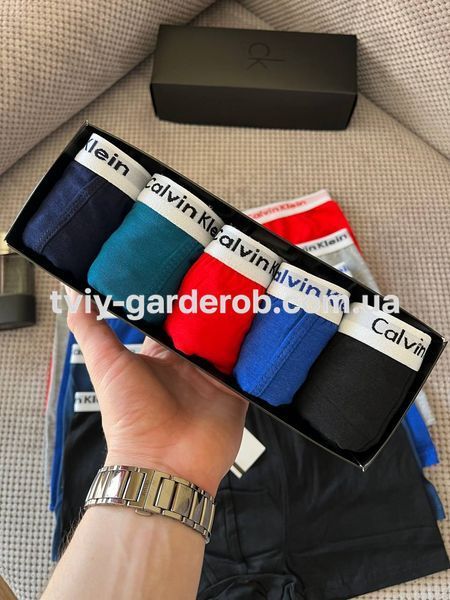 Мужские трусы набор 5 шт Calvin Klein в подарочном боксе, Размер XL, 02058 02058 фото